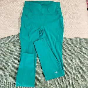 Lululemon Women's Teal High-Waisted swiftly speed Leggings